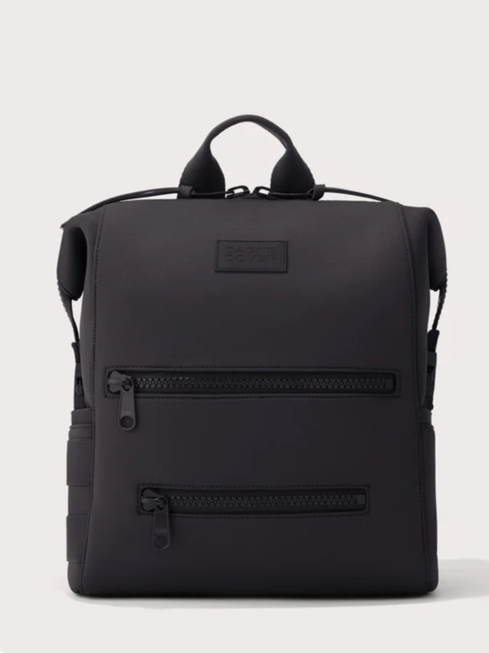 Dagne Dover Black Indi Neoprene Diaper Backpack - Medium